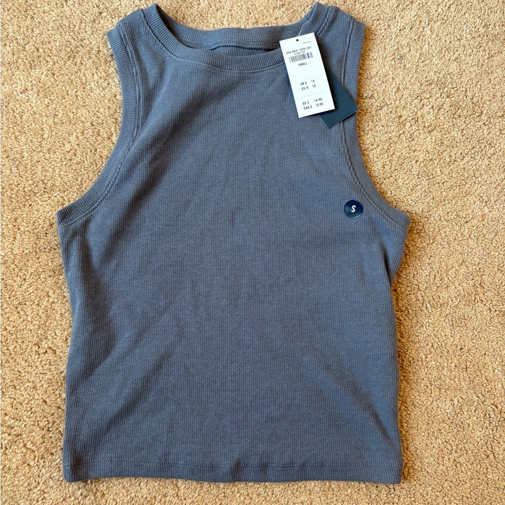 NWT Hollister Navy Blue Tank Top. Size small.
